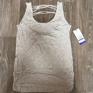 GAIAM Light Gray Women's Tank Top